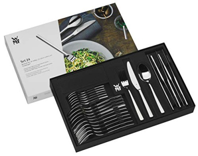 Купить Набор столовых приборов WMF Philadelphia, 24 шт WMF по цене 13 200 ₽ — Superposudka Набор столовых приборов WMF Philadelphia, 24 шт WMF, артикул 154