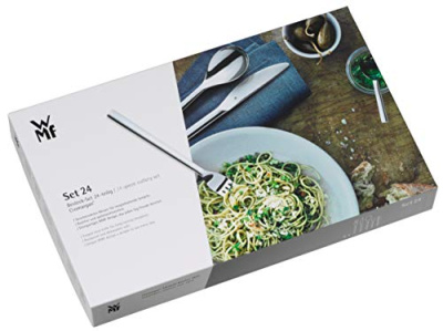 Купить Набор столовых приборов WMF Philadelphia, 24 шт WMF по цене 13 200 ₽ — Superposudka Набор столовых приборов WMF Philadelphia, 24 шт WMF, артикул 154